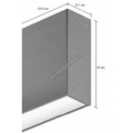 Накладной алюминиевый профиль для светодиодных лент LD profile – 49, 93992